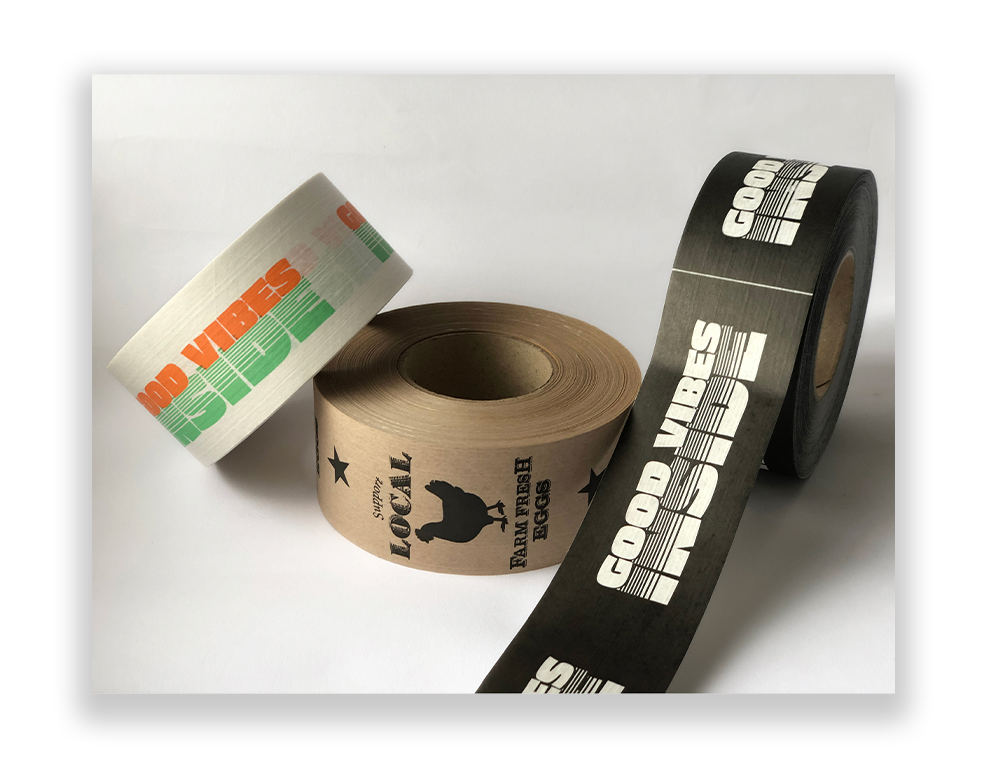 We improve your advertising and corporate image with custom tape.