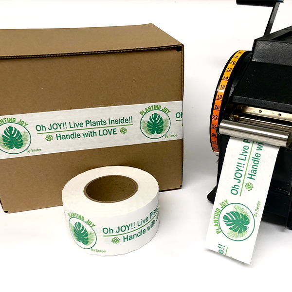 Planting Joy custom paper tape.